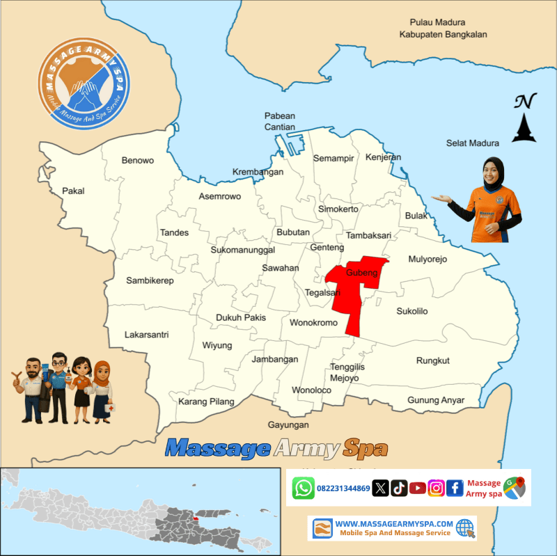 Pijat Terdekat Gubeng, Airlangga, Barata Jaya, Kertajaya, Mojo, Pucangsewu, Surabaya