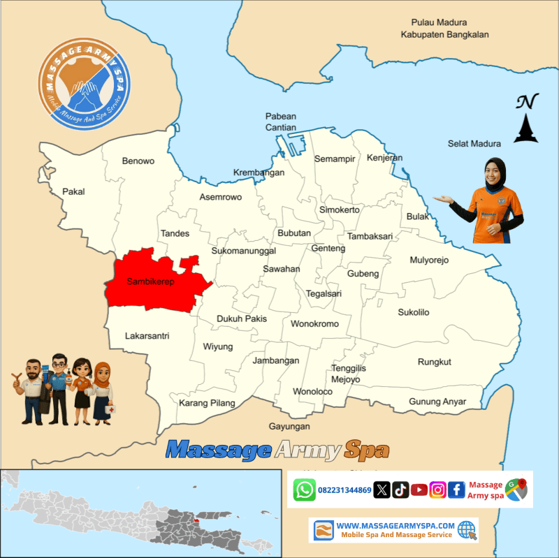 Pijat Terdekat Sambikerep, Bringin, Made, Lontar, Surabaya