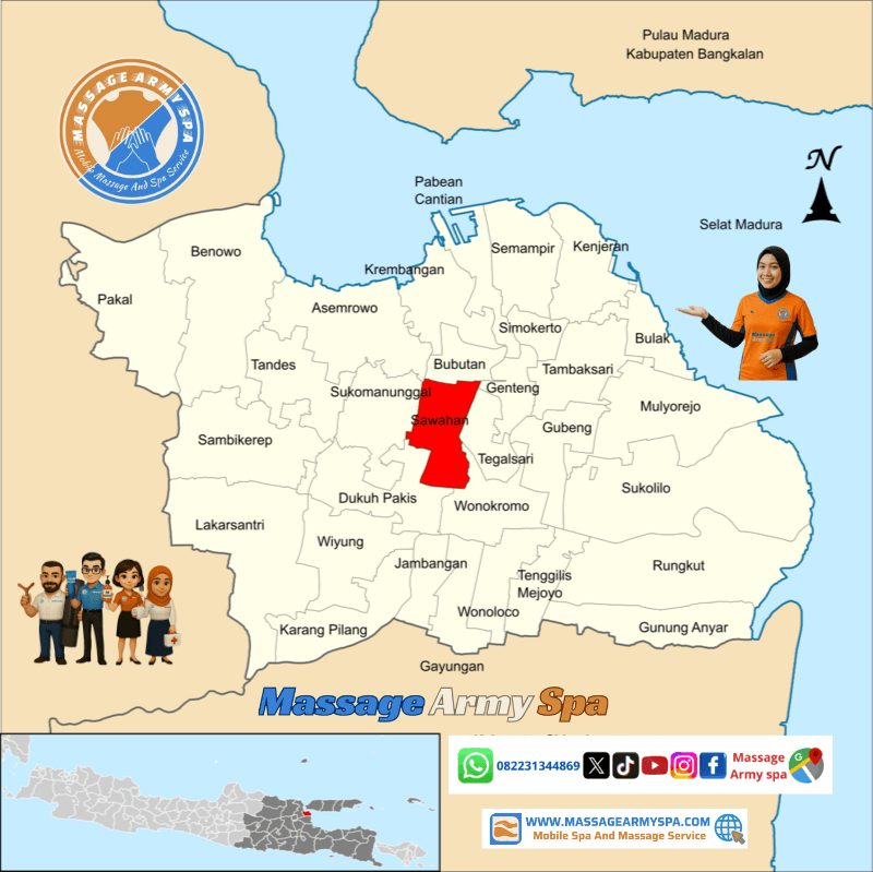 Pijat Terdekat Sawahan, Banyu Urip, Kupang Krajan, Pakis, Patemon, Putat Jaya, Surabaya