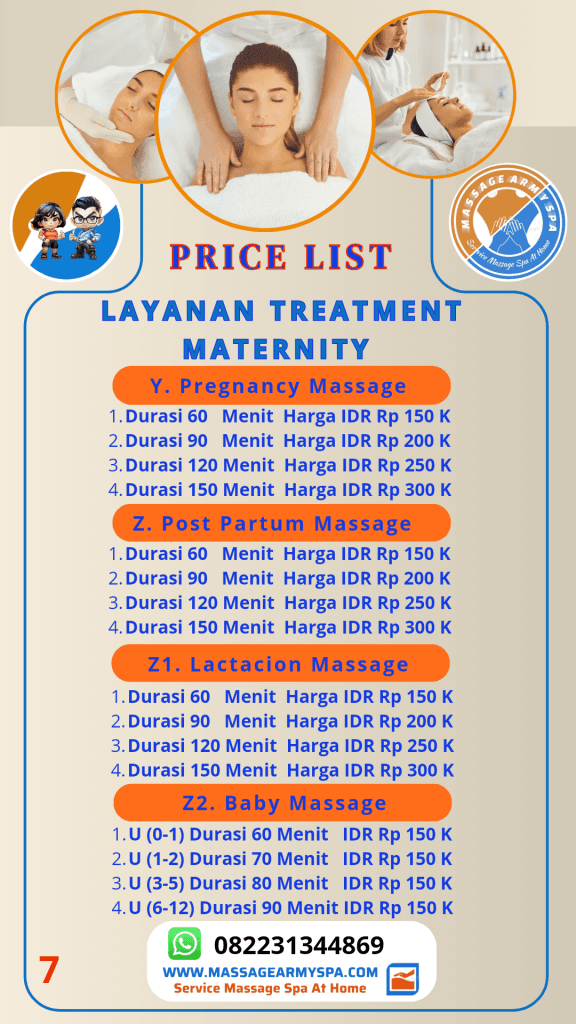 Daftar Price List Layanan Treatment Maternity