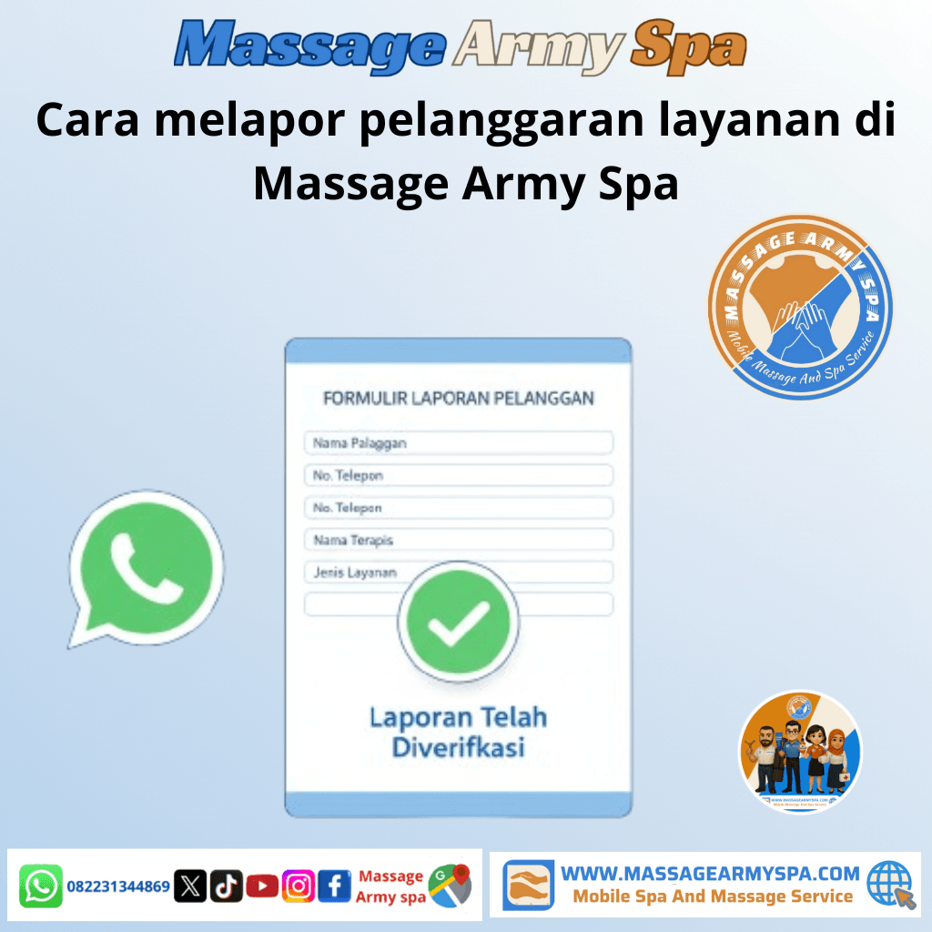 Laporan Pelanggaran Massage Army Spa